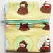 sock monkey coin purse