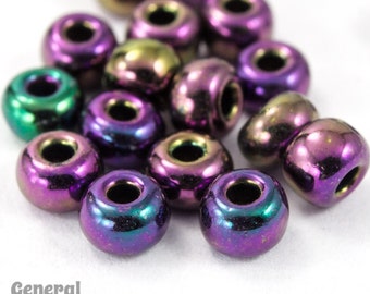 6/0 Metallic Purple Iris Seed Bead (40 Gram) #CSB089
