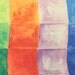 Japanese Fabric Kokka Nani Iro Water Window wata gauze - B - 50cm