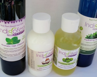 Pick any 4 products.  Natural HAIR Care Ritual Set. Large Sizes. Transitioning. Coils. Kinks. Locs.