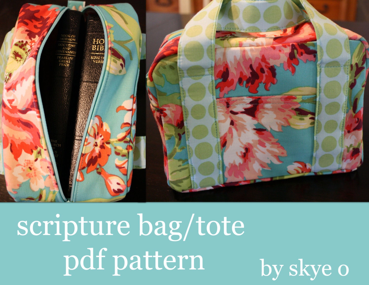 PATTERN scripture bag/tote in pdf
