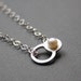 Sterling Silver Mother of Pearl Necklace