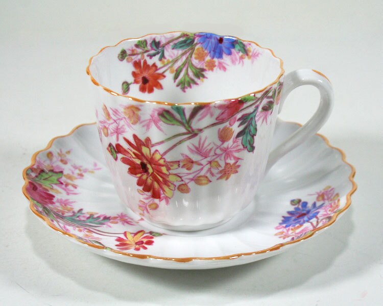Vintage Spode Tea Cup and Saucer, “Chelsea Garden” Spode Copelands