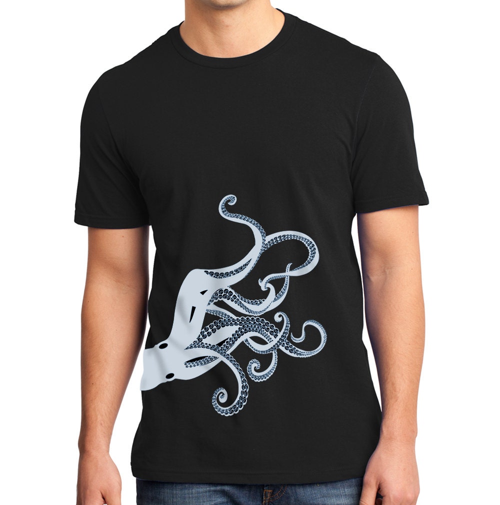 Octopus t-shirt Tentacles Men's graphic tee Octopus