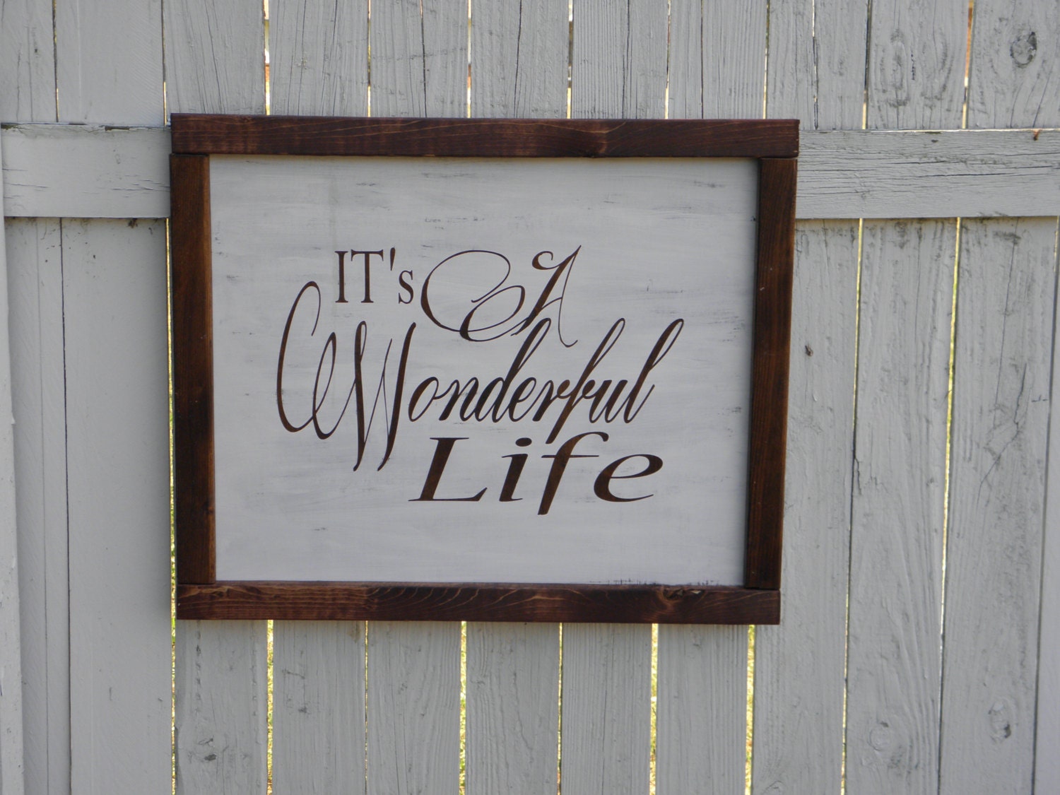it s a wonderful life rustic christmas sign wooden framed it s a wonderful life rustic christmas sign wooden framed