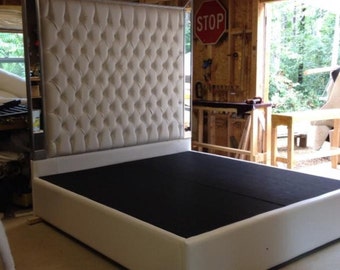 Night Sky Tufted Headboard with Rhinestones Queen by NewAgainUph