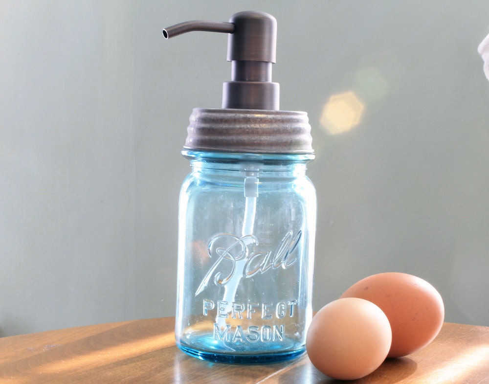 Canning Jar Soap Dispenser Antique Ball Mason Jar Soap