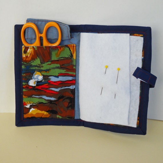 Impressionist Needle Book Needle Case Hand Sewing