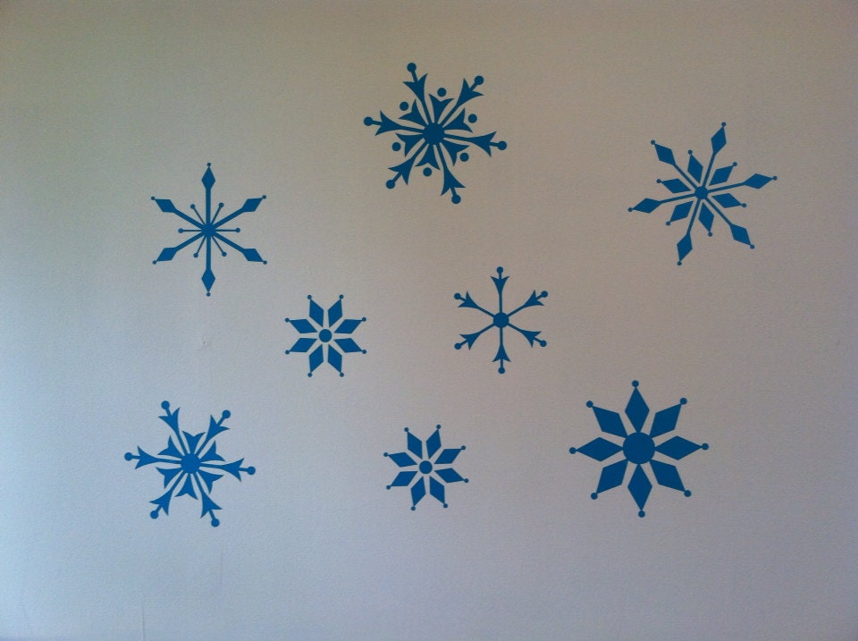 Frozen Snowflake Decals Stickers Vinyl Elsa Anna