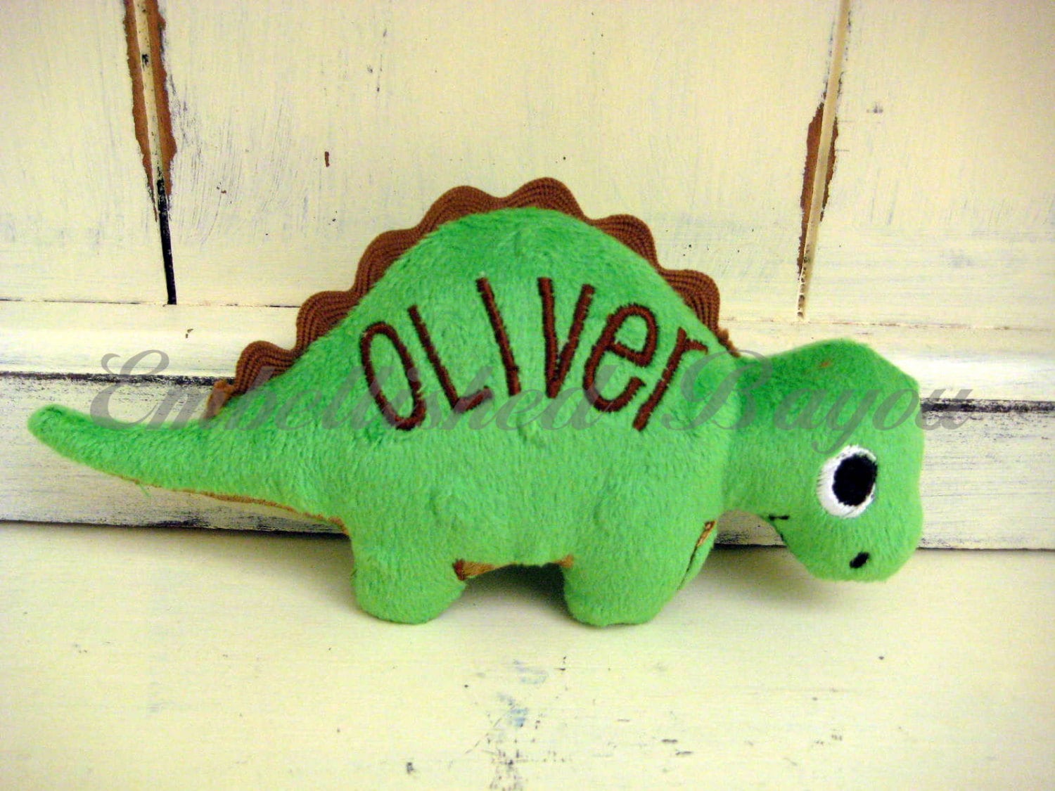 personalized dinosaur plush