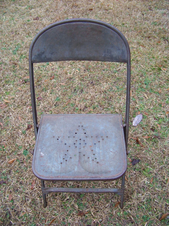 Vintage Metal Folding Chairs Vintage Metal Folding Chairs