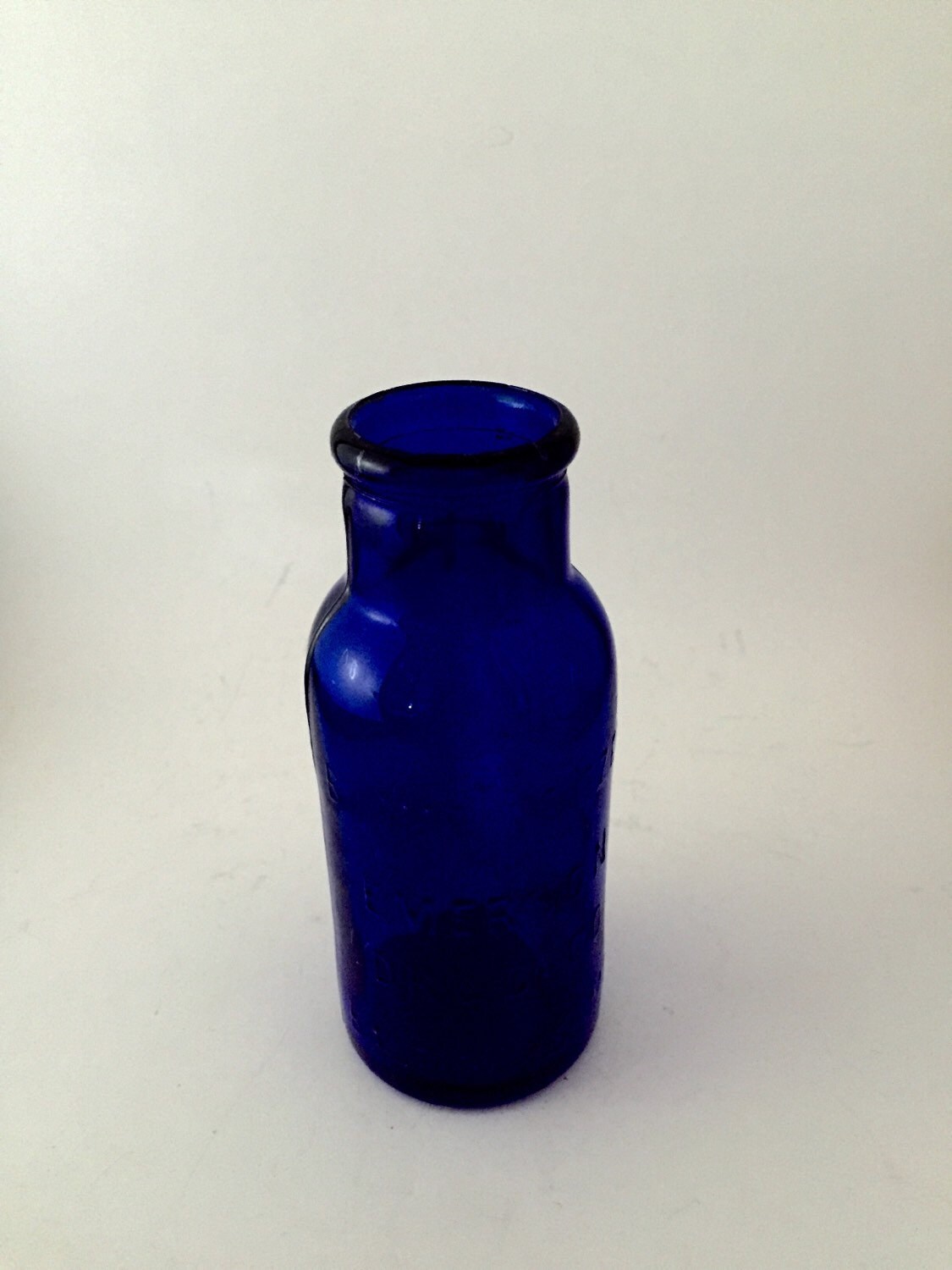 Vintage Cobalt Blue Glass Medicine Bottle by jjones1128 on Etsy