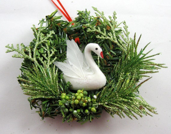 swan swimming christmas ornament 208 swan swimming christmas ornament 208