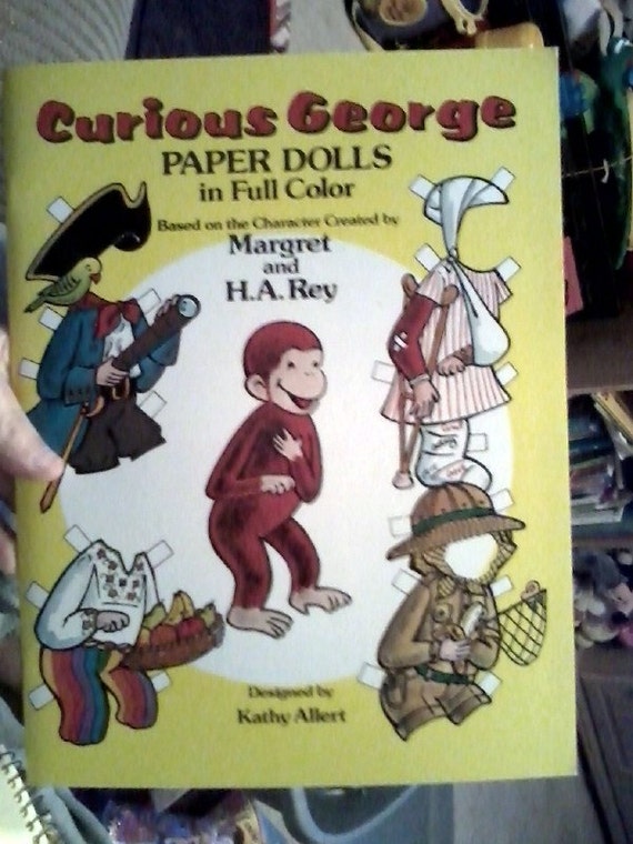 vintage curious george doll