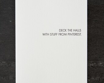 holiday wish: pinterest. letterpress card. gold envelope. graeber. #708