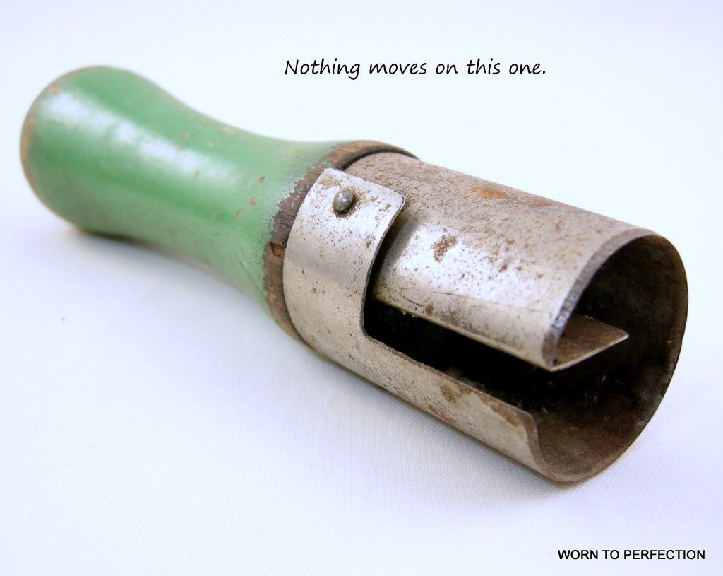 Vintage Green Handled Kitchen Utensils by worn2perfection on Etsy