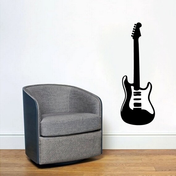 Electric Guitar Music Wall Decals