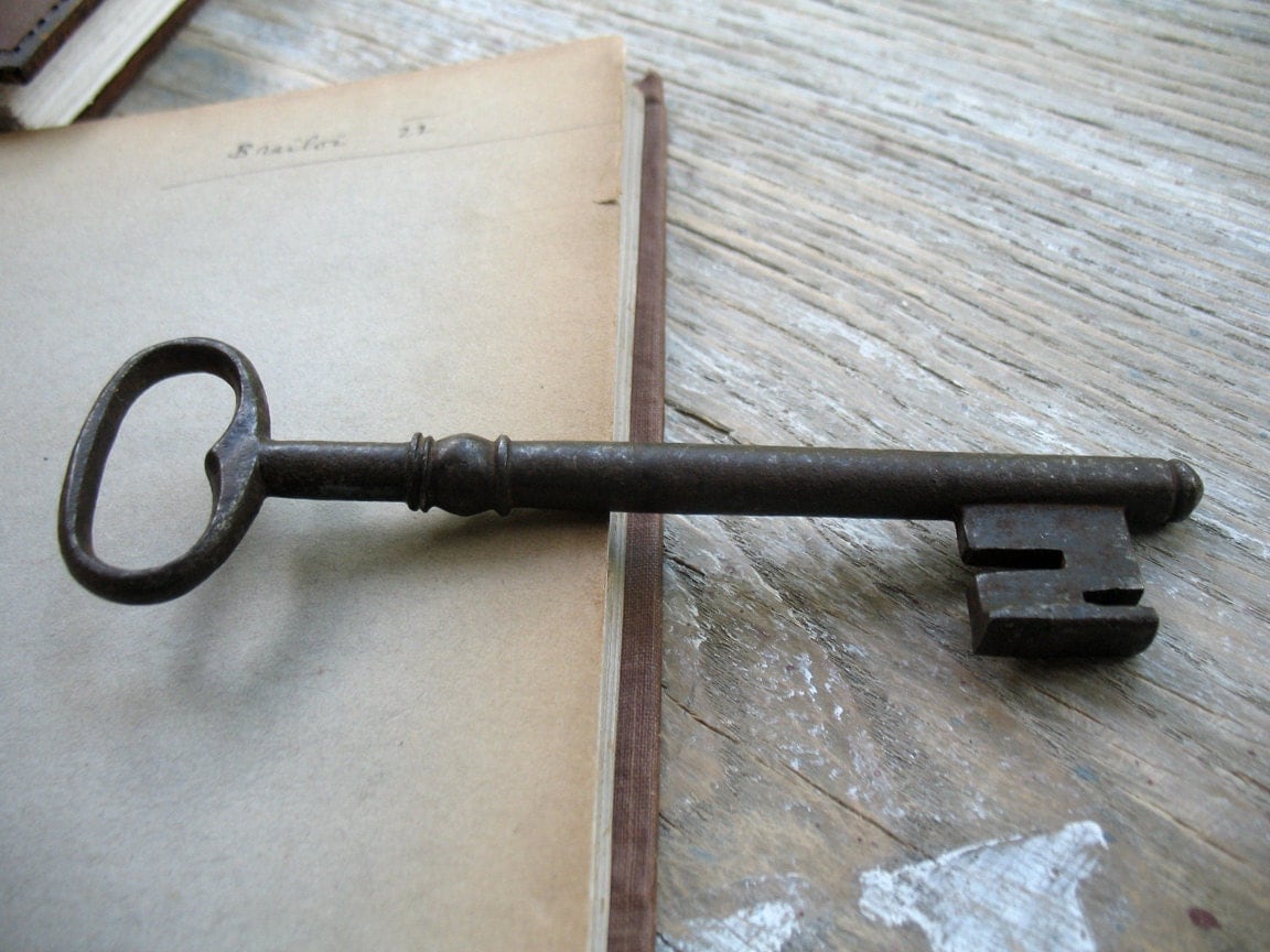 Huge Antique Keys Large Gate Key Collectible Key Genuine