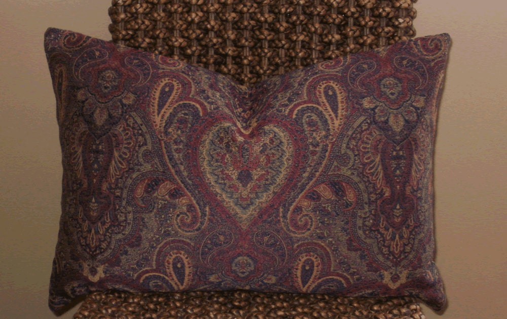 Decorative Pillow 16 X 24 Tapestry Accent Throw Lumbar Pillow