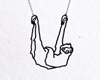 Sloth necklace, Three toed sloth