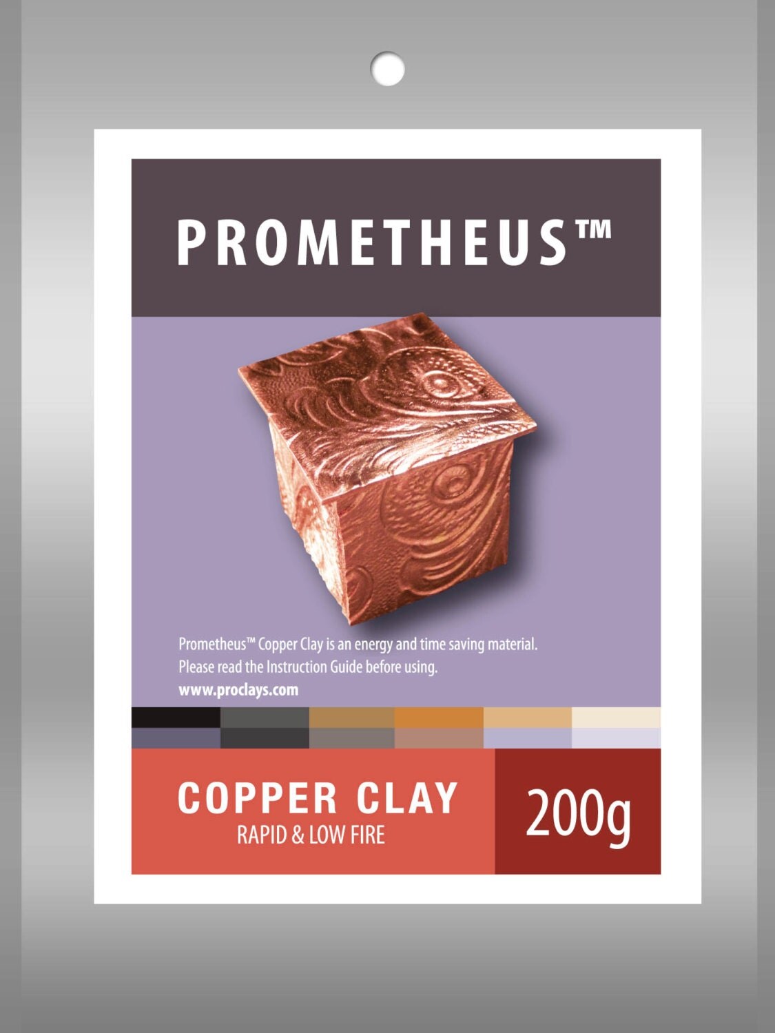 Prometheus Copper Metal Clay Torch firable no carbon
