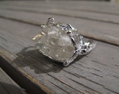 Items Similar To Herkimer Diamonds Adjustable Handmade Ring White