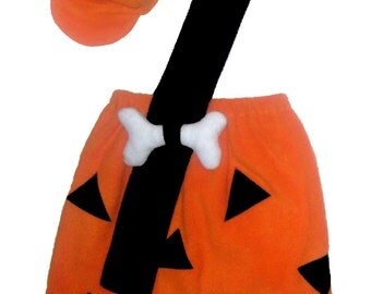 12/18M Flintstones Bamm Bamm Halloween Costume Set Boutique PAGEANT New