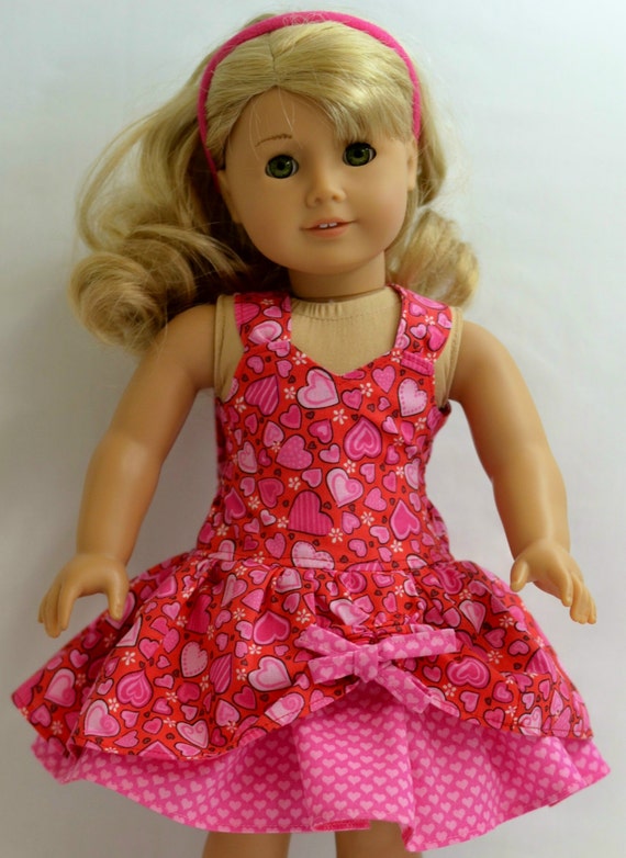 Items similar to Peekaboo Dress: For 18" Dolls Such As ...