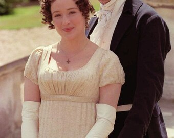 Regency Dress. Jane Austen. CUSTOM. Lizzy P+P. Silk Netherfield Ball Gown. Wedding.