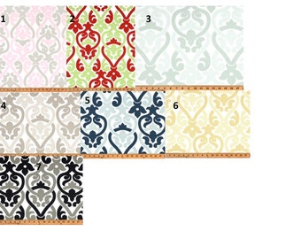 CUSTOM CURTAINS - One Pair of drapery panels in romantic, modern print