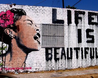 Banksy Print - Life is Beautiful - Multiple Paper Sizes