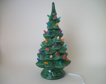 sale lighted ceramic christmas tree collection 7 inches sale lighted ceramic christmas tree collection 7 inches