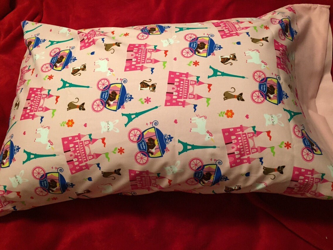Cute PRINCESS pillow case 100 cotton Queen and Standard