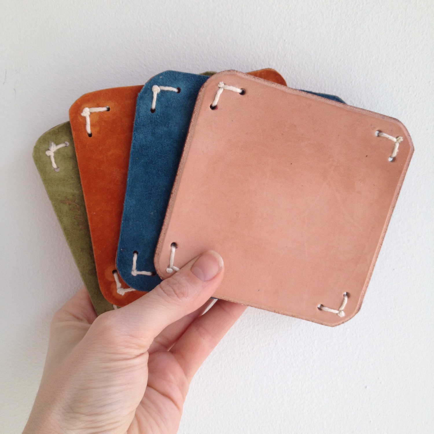 Square Leather Coasters