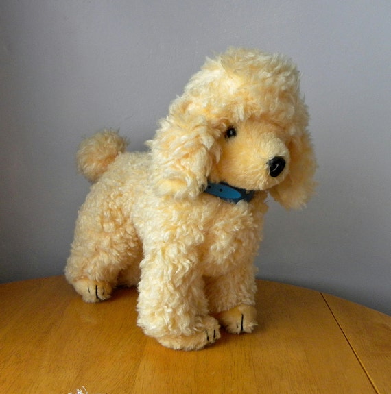 soft toy poodle dog