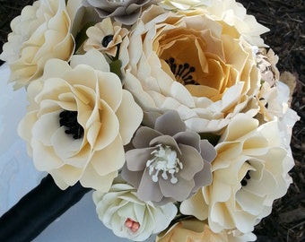 Paper Bouquet Paper Flower Bouquet Wedding Bouquet