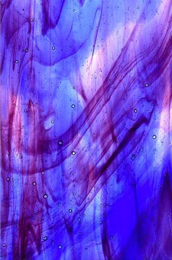 Items similar to FREE SHIPPING Kokomo Blue, Purple, Clear Streaky