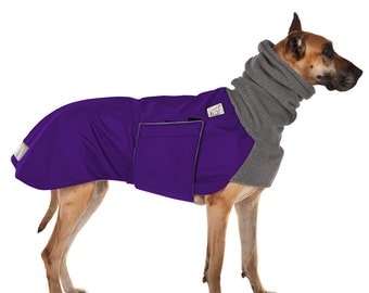 GREAT DANE Winter Dog Coat, Winter Jacket, Waterproof Dog Coat, Fleece Dog Snood, Ear Warmer, Neck Warmer, Dog Hood, Dog Clothes, Clothing