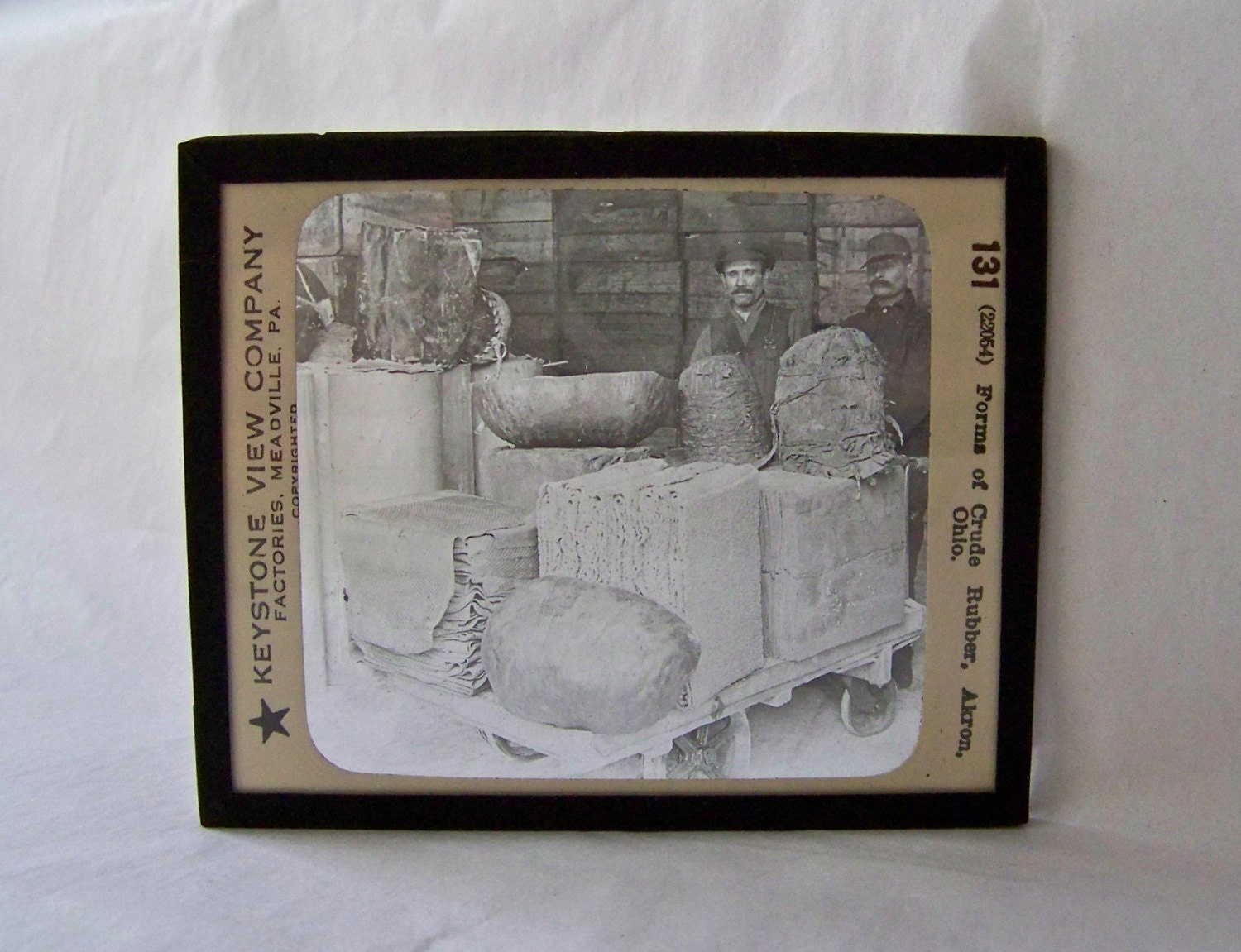 Antique Glass Negative Keystone Glass Slides by cynthiasattic