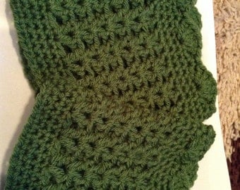 Boot Cuffs, accessories, ready to ship, green color. One size fits all.