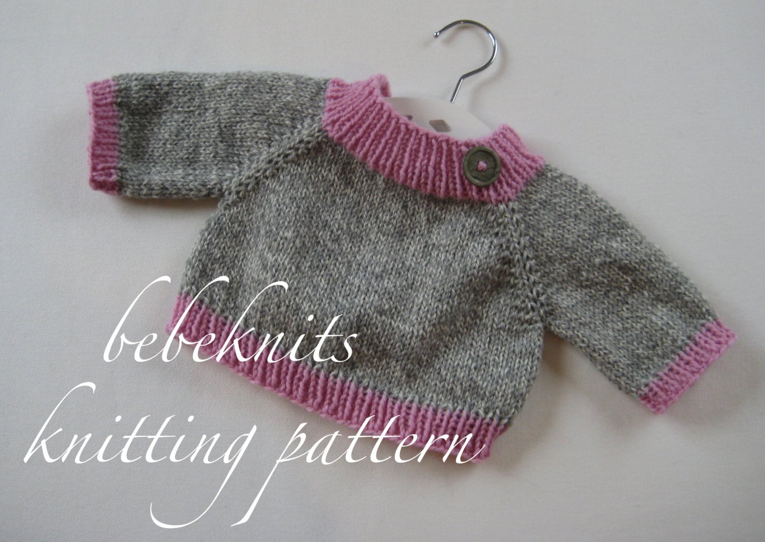 Bebeknits Simple Raglan Round About Seamless Baby Sweater ...