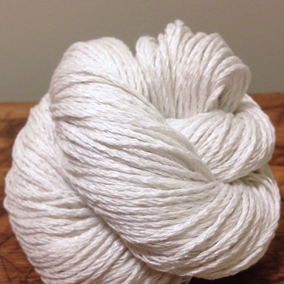 Linen/Cotton Yarn Medium Weight 100 Grams by HeartsDesireFiber