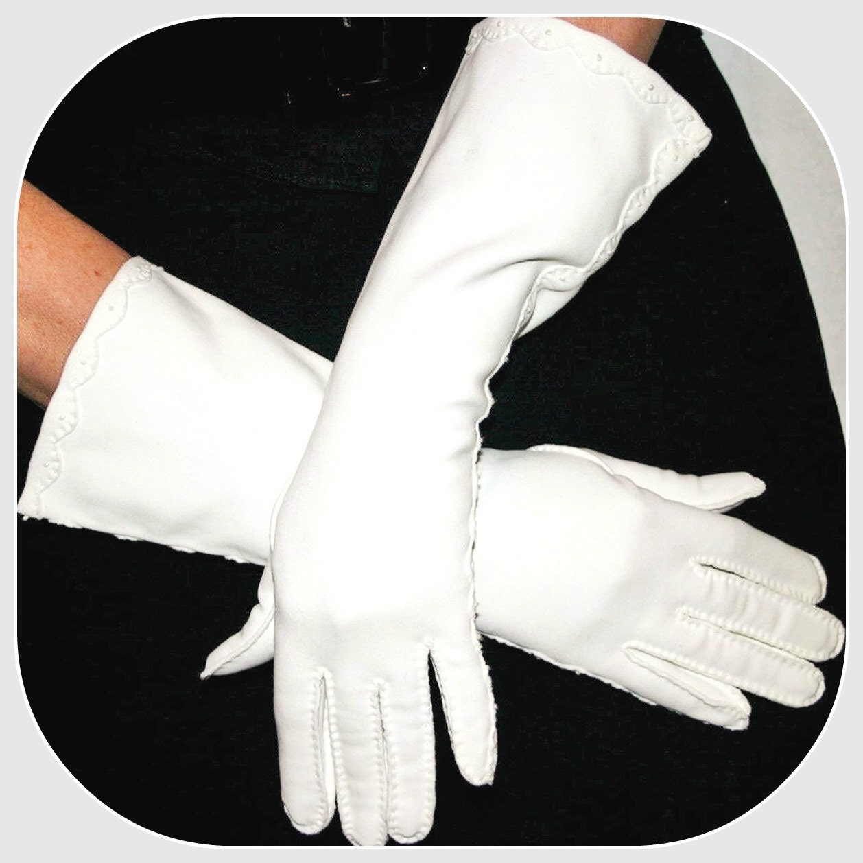 long formal evening gloves