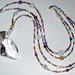 Stunning Crystal Pendant with Crystal and Murano Glass Strands