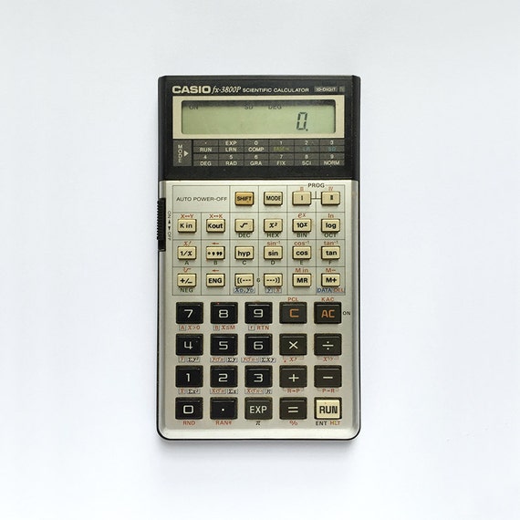 Vintage Casio Calculator by Oldism on Etsy