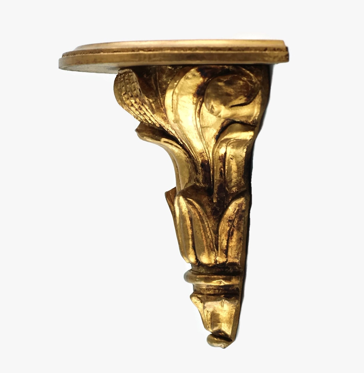 Vintage Italian Gilded Wood Sconce/Wall Shelf