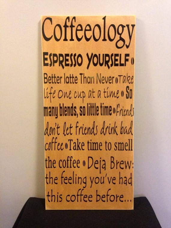 Coffee Rules by TheRuffledDaizy on Etsy