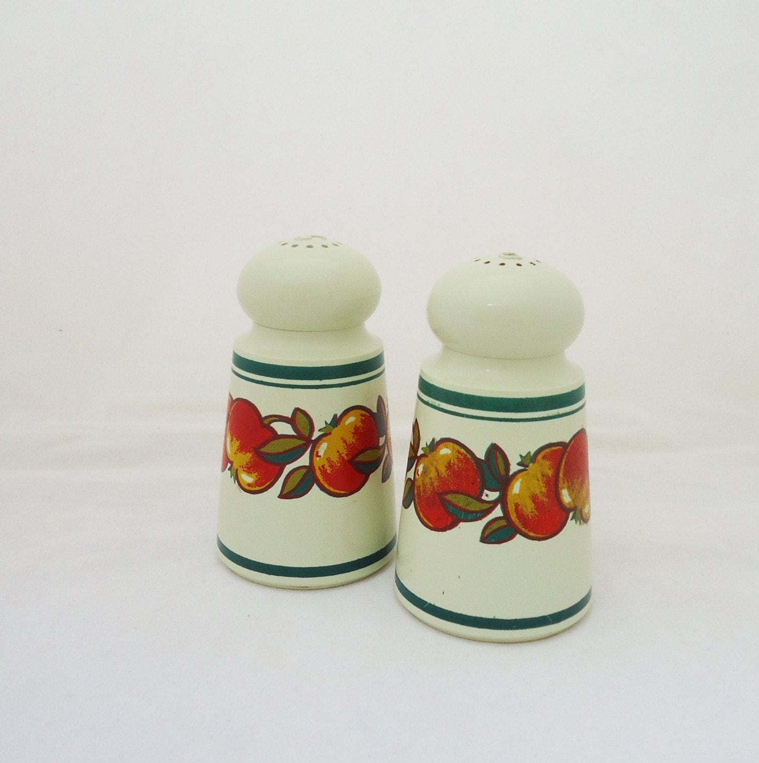 Vintage ESMA Salt and Pepper Shakers, West Germany Plastic Salt and