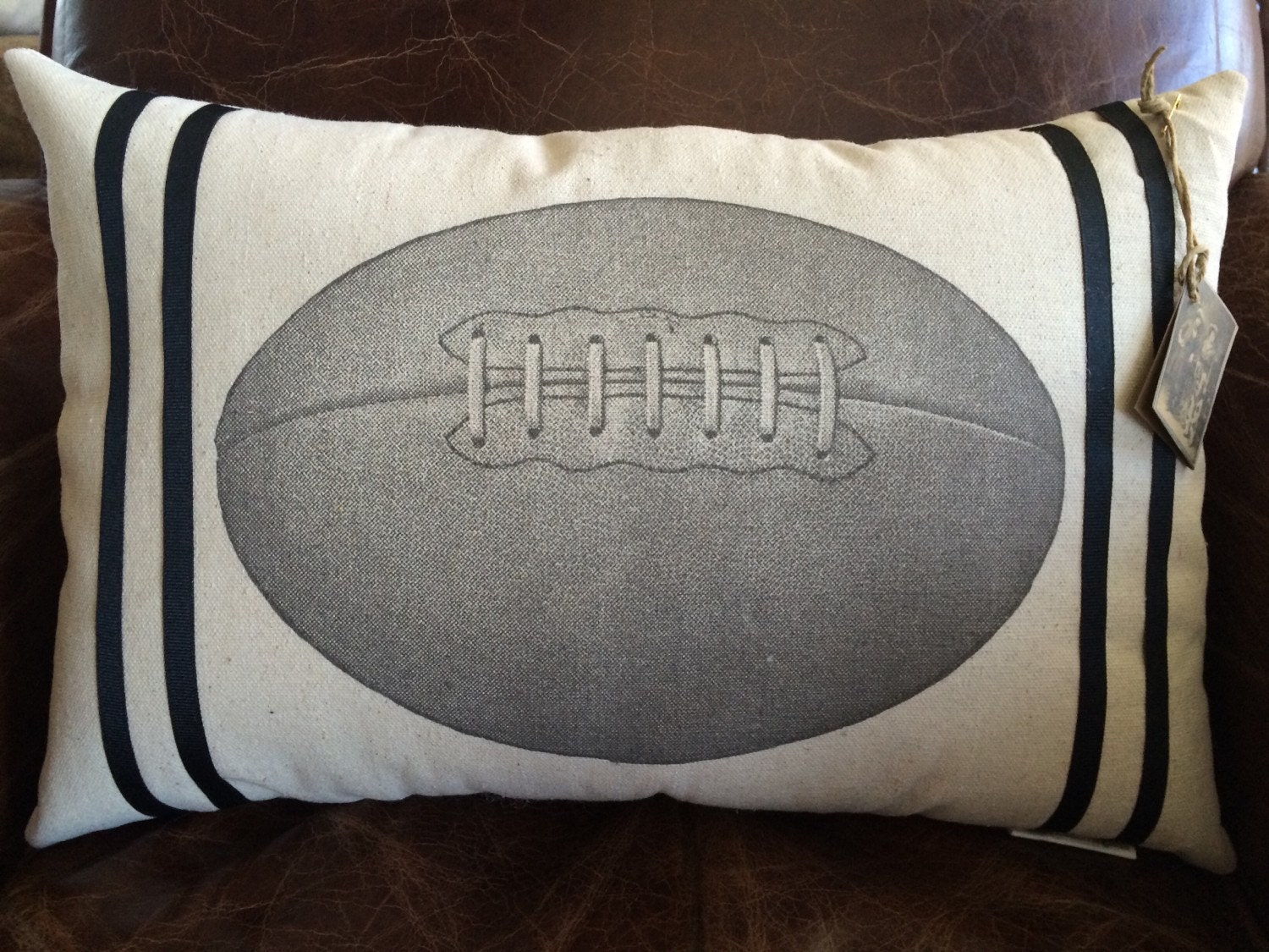 Vintage Football Pillow