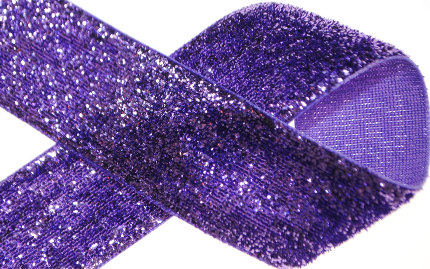 1 Metallic Glitter Ribbon Two Five Ten Twenty or